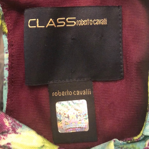 Roberto Cavalli Y2K vintage bodycon lined mini dress sz 6 - Picture 2 of 6